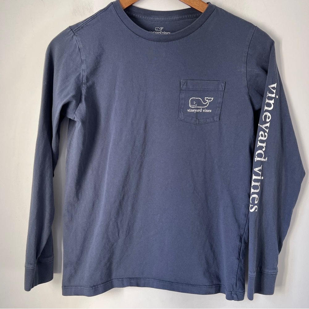Vineyard Vines T-shirt Longsleeve Crew Neck Cotton Kids Medium 12-14